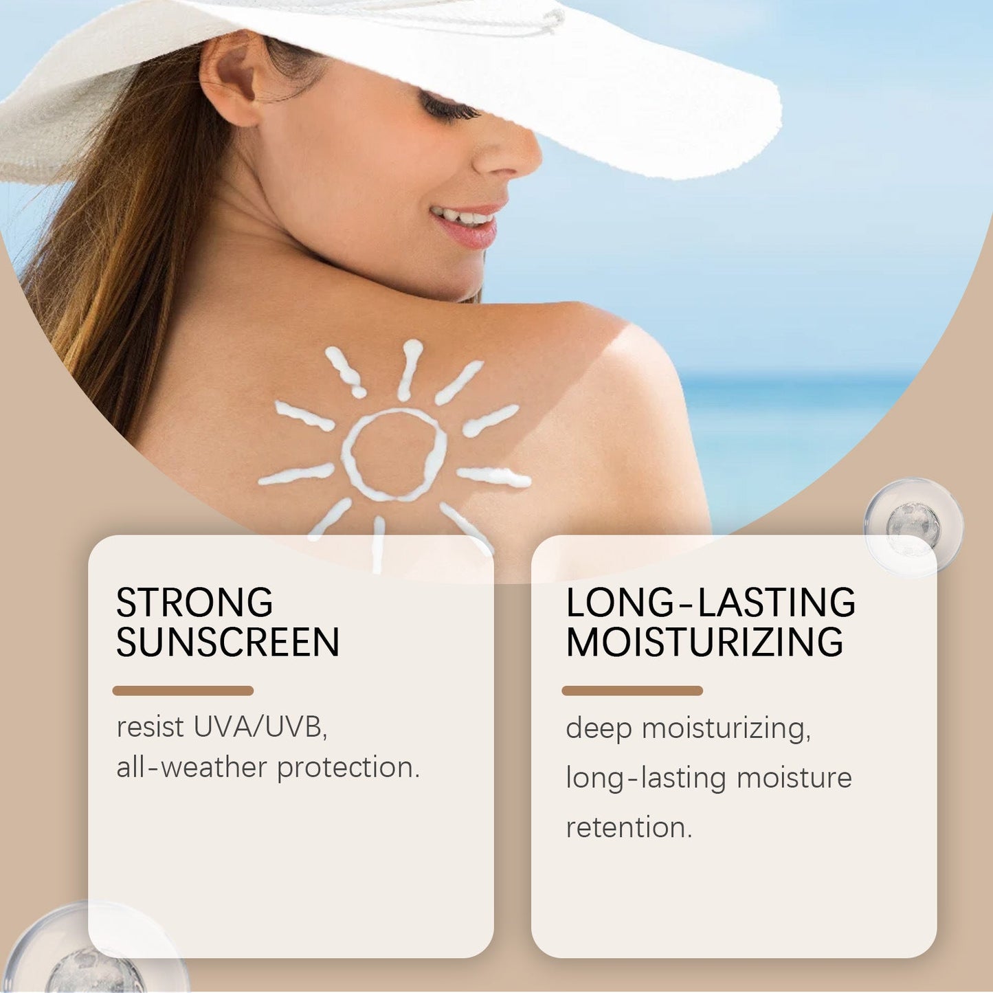 Refreshing Texture Not Oily Moisturizing And Caring Skin Isolation UV Protection Butter Protective Cream Louisiana Mart