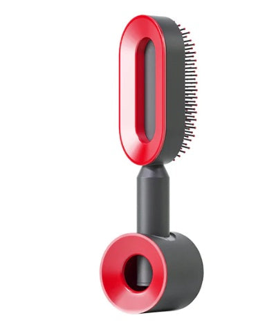 Self Cleaning Hair Brush For Women One-key Cleaning Hair Loss Airbag Massage Scalp Comb Anti-Static Hairbrush Louisiana Mart