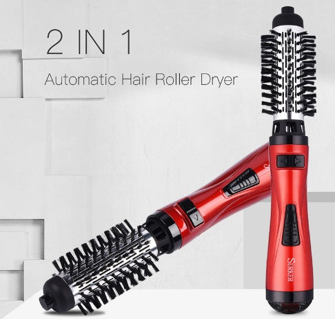 Professional Hair Dryer Rotary Brush Machine 2 in 1 Multifunction Hair Curler Curling Iron Wand Styling Tools Louisiana Mart