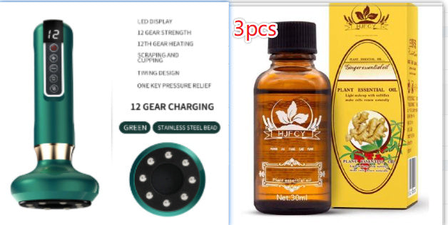 Electric Vacuum Cupping Massager For Body Anti-Cellulite Suction Cup Gua Sha Massage Body Cups Guasha Fat Burning Slimming Jars Louisiana Mart