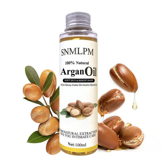 Natural Argan Hair Oil 100mL Deep Moisturizing Hair Conditioner Reduce Frizz and Dandruff Louisiana Mart