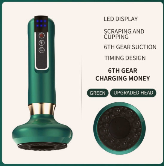 Electric Vacuum Cupping Massager For Body Anti-Cellulite Suction Cup Gua Sha Massage Body Cups Guasha Fat Burning Slimming Jars Louisiana Mart