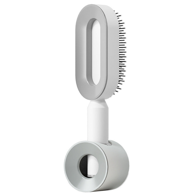 Self Cleaning Hair Brush For Women One-key Cleaning Hair Loss Airbag Massage Scalp Comb Anti-Static Hairbrush Louisiana Mart