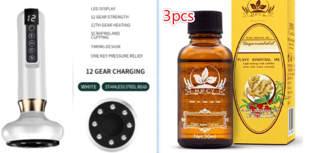 Electric Vacuum Cupping Massager For Body Anti-Cellulite Suction Cup Gua Sha Massage Body Cups Guasha Fat Burning Slimming Jars Louisiana Mart