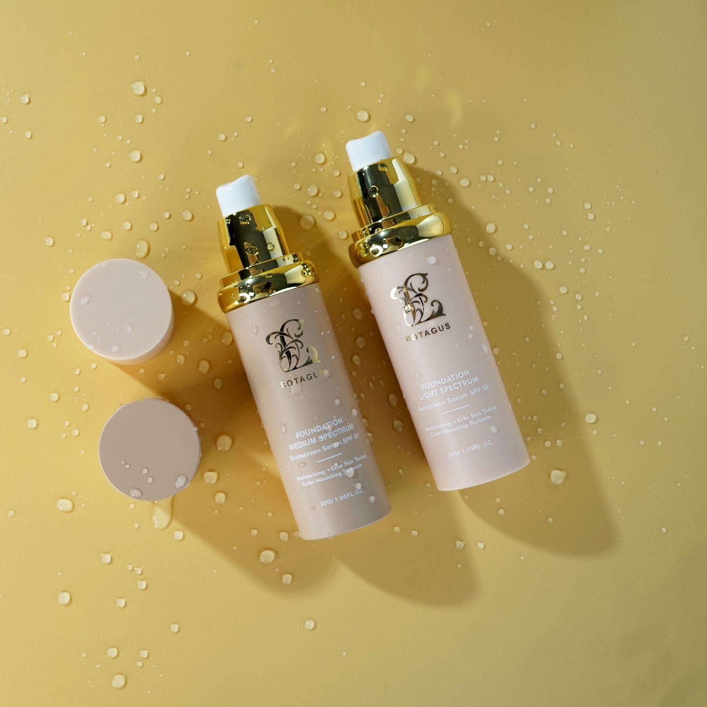 Foundation 4 In 1 Medium Spectrum, Protecting From Sun With SPF50,For Gym, Sports, Dancing Concealer Coverage Flawless Louisiana Mart