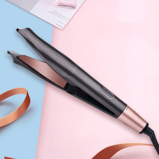 2 In1 Professional Hair Straightener Hair Crimper Dry/Wet Hair Straightening Curling Comb Louisiana Mart