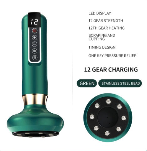 Electric Vacuum Cupping Massager For Body Anti-Cellulite Suction Cup Gua Sha Massage Body Cups Guasha Fat Burning Slimming Jars Louisiana Mart