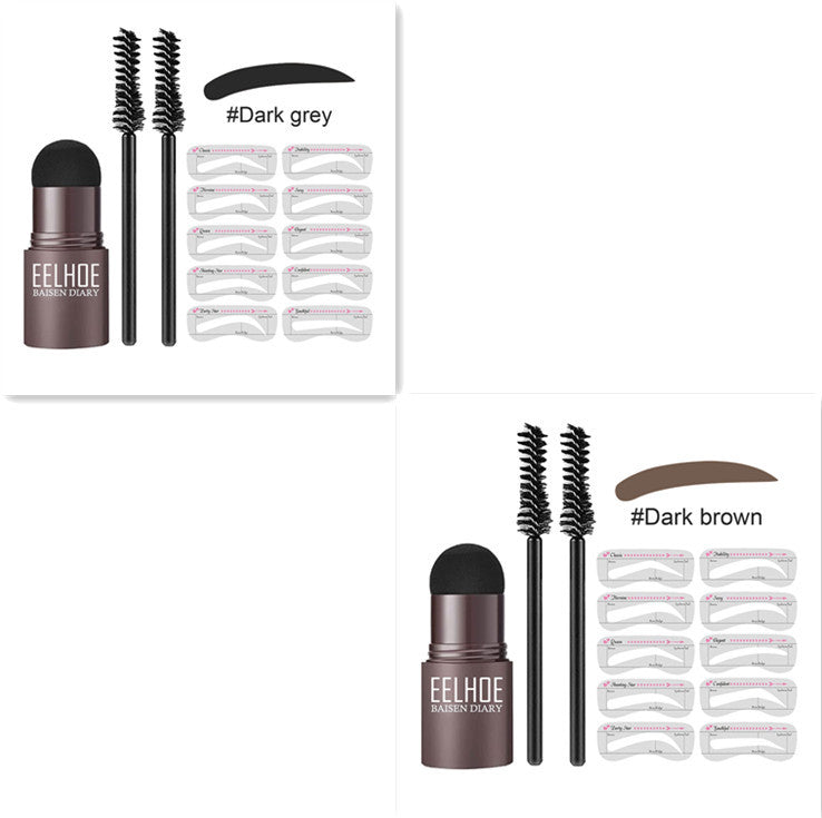 Eyebrow Makeup Powder – Perfect Eyebrow Mold Set Louisiana Mart