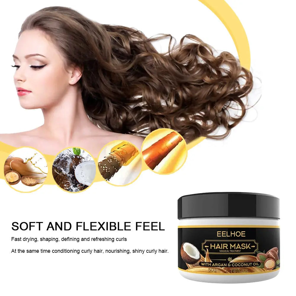 Men's And Women's Styling And Fluffy Hair Care Essential Oil Elastin Louisiana Mart