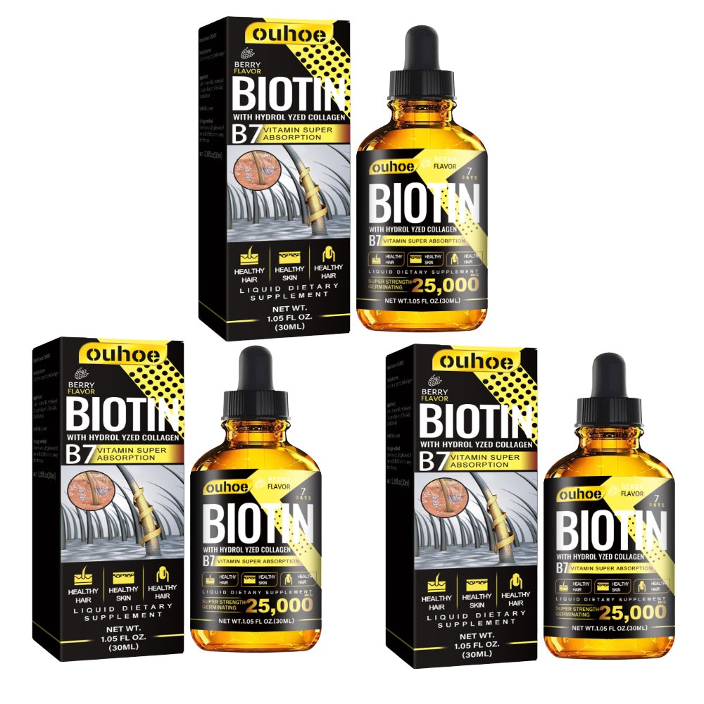 OUHOE Collagen B7 Vitamin Hair Oil Hair Strengthening & Densification Hair Loss Prevention Hair Care Oil Louisiana Mart