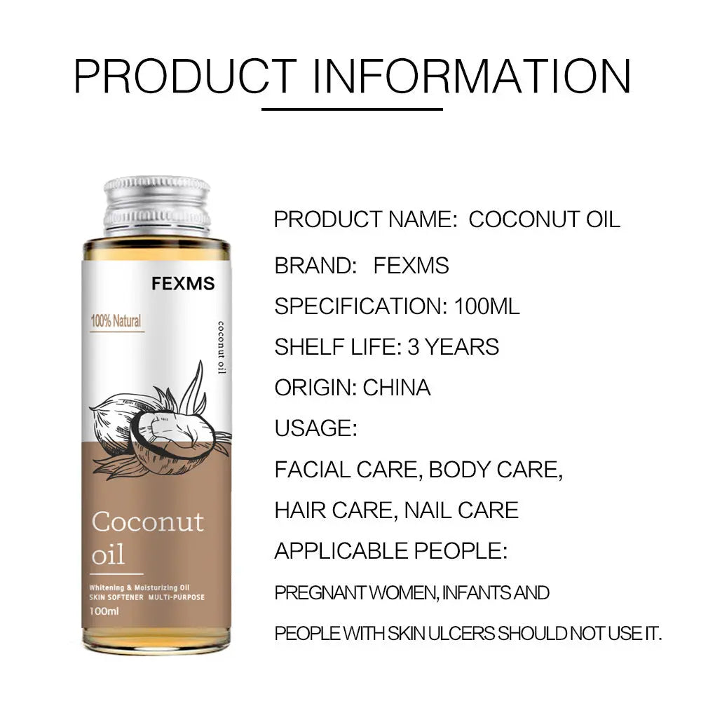 Coconut Skin Care Massage Body Care Essential Oil Louisiana Mart