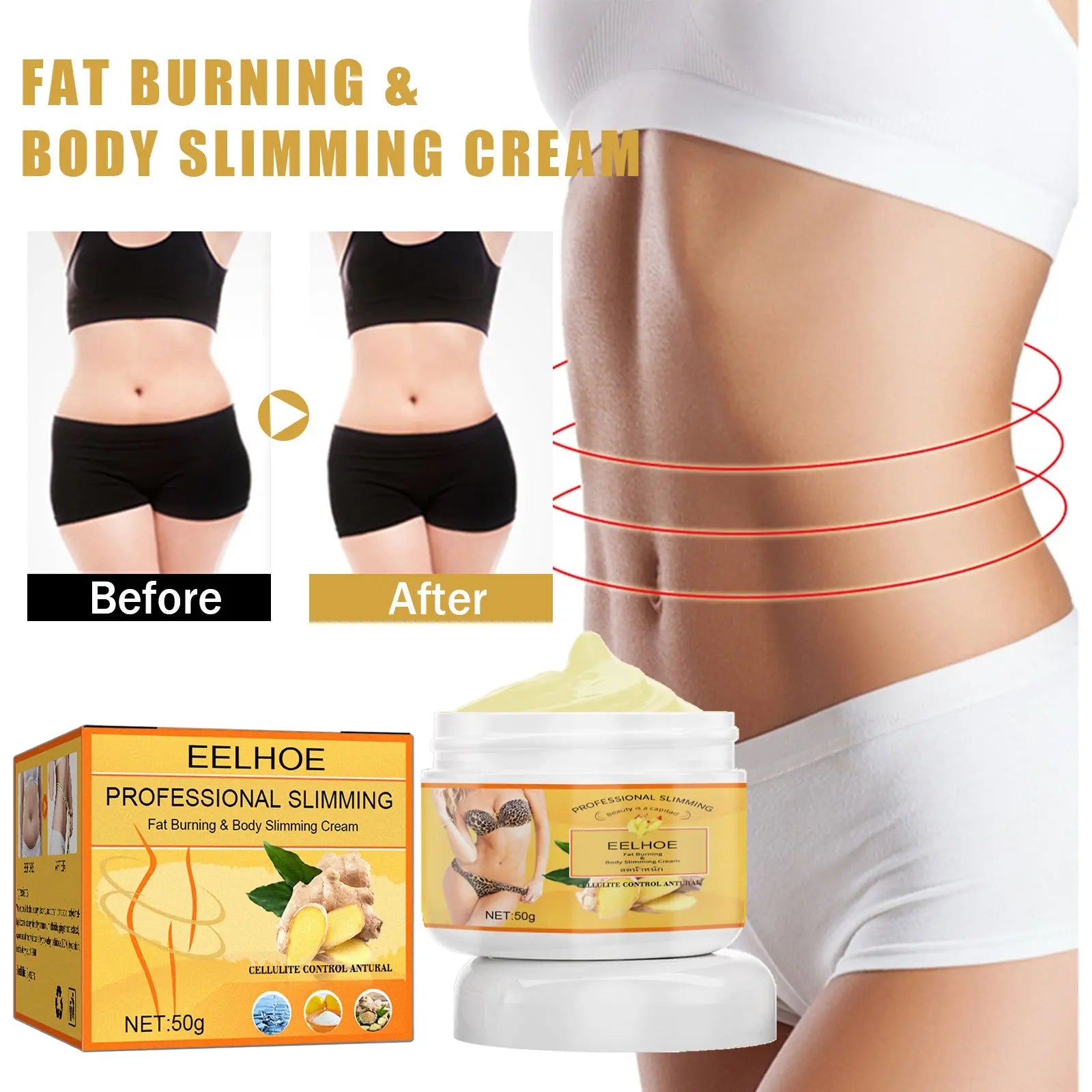 Ginger Weight Loss Cream Slimming Fat Burning Body Weight Loss Cream Louisiana Mart