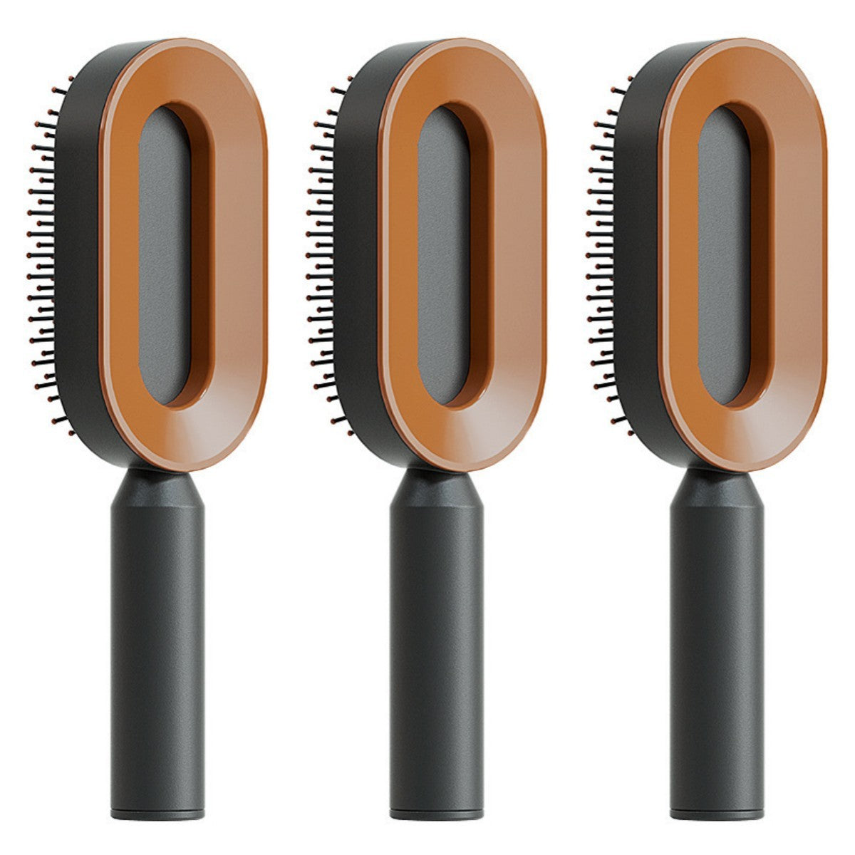 Self Cleaning Hair Brush For Women One-key Cleaning Hair Loss Airbag Massage Scalp Comb Anti-Static Hairbrush Louisiana Mart