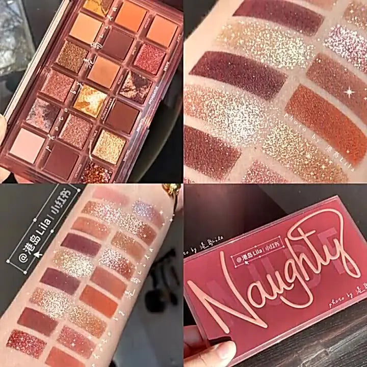 Makeup Palette 18 Color Eye Shadow Matte Bead Lazy Eye Shadow Palette Louisiana Mart