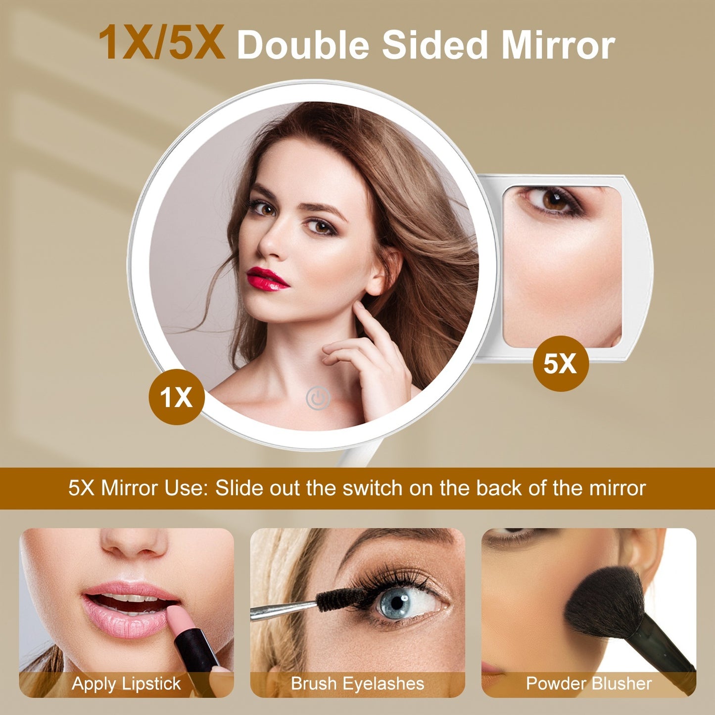 Double sided mirror