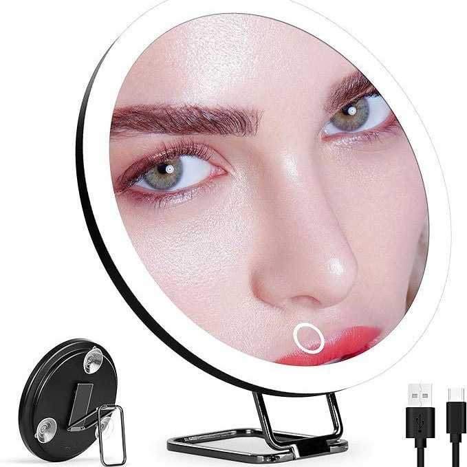Charging Led Fill Light With Light Bracket Rotating Makeup Mirror Louisiana Mart