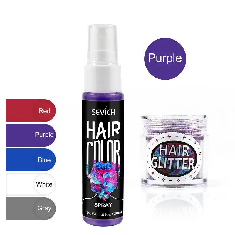 Disposable hair dye spray quick temporary dye Louisiana Mart
