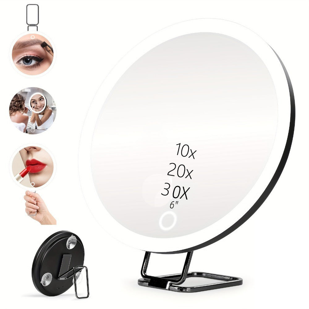Charging Led Fill Light With Light Bracket Rotating Makeup Mirror Louisiana Mart