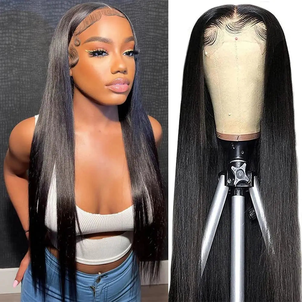 Louisiana Mart 100% Human Hair HD Lace Wig – Seamless Natural Hairline Cap Louisiana Mart