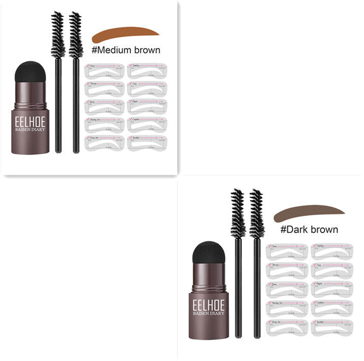 Eyebrow Makeup Powder – Perfect Eyebrow Mold Set Louisiana Mart