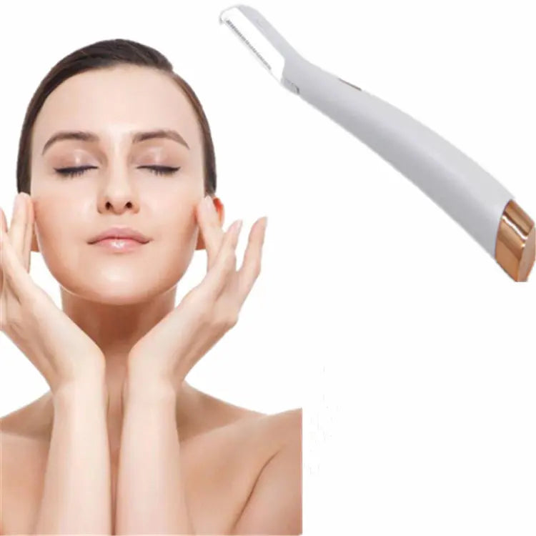 LED Lighted Facial Expoliator Face Hair Remover Shaver Electric Female Eyebrow Trimmer Razor Painless Expoliates Dead Skin Louisiana Mart