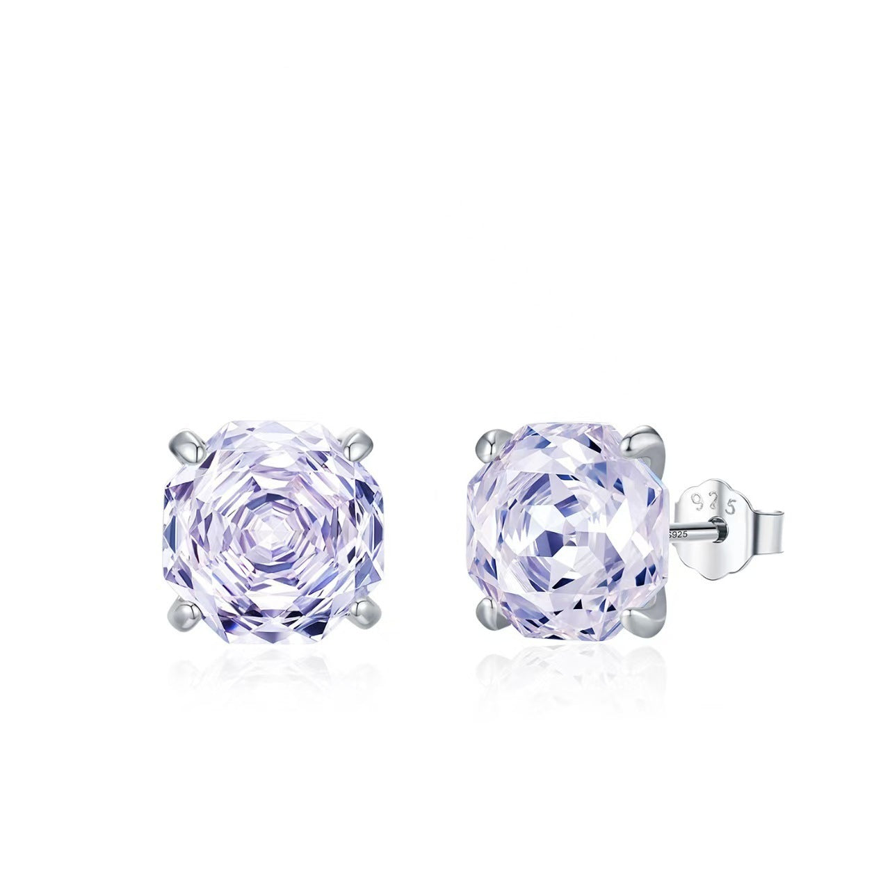 Exquisite Camellia Flower Stud Earrings Women's Anti-allergy Ear-caring