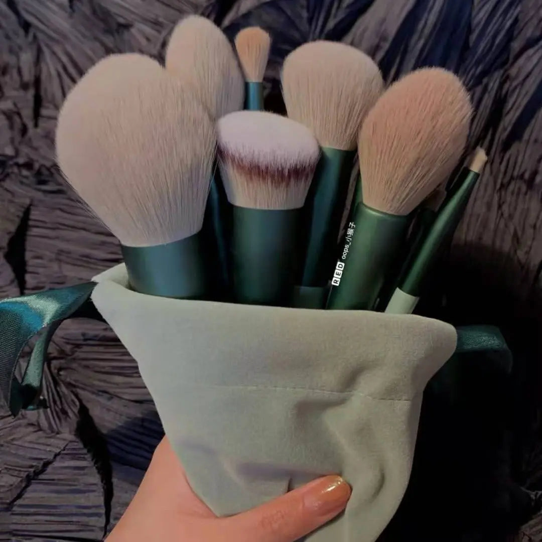 13Pcs Makeup Brush Set Make Up Concealer Brush Blush Powder Brush Eye Shadow Highlighter Foundation Brush Cosmetic Beauty Tools Louisiana Mart