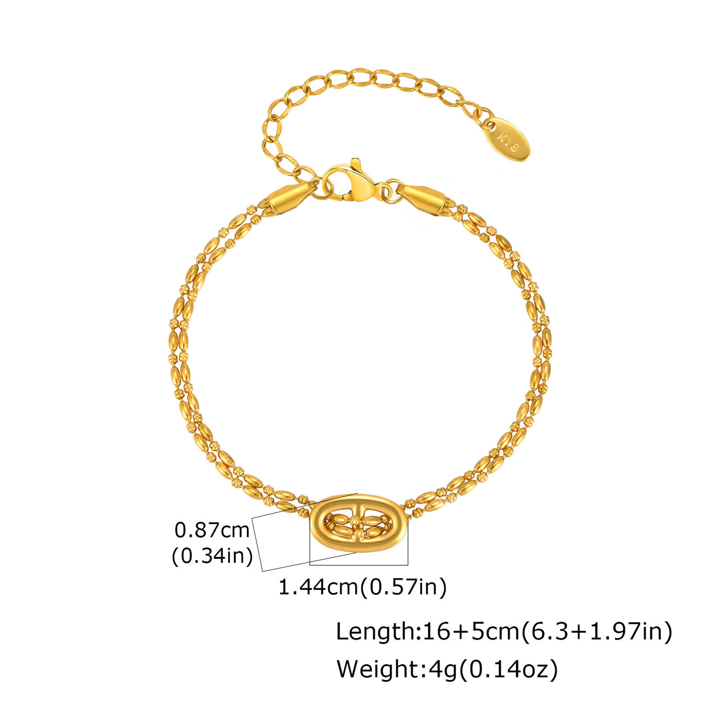 Women's Niche Exquisite Imitation Pearl Double-layer Bracelet
