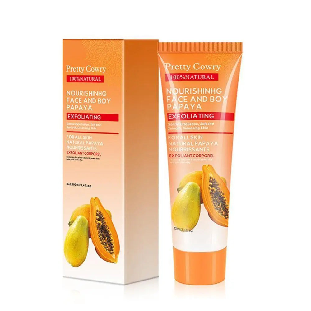 Cucumber Coconut Papaya Facial Exfoliating Gel Cream 100ml Body Cleansing Louisiana Mart