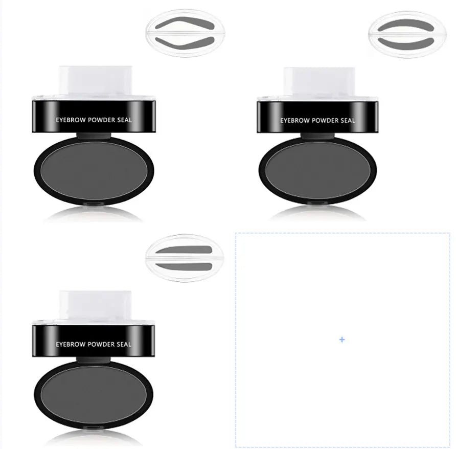 Eyebrow Powder Stamp Tint Stencil Kit Cosmetics Professional Makeup Waterproof Eye Brow Stamp Lift Eyebrow Enhancers Stencil Kit Louisiana Mart