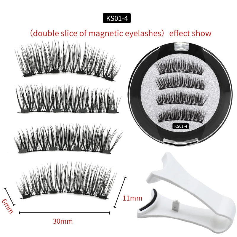 Magnetic False Eyelashes – Reusable & Natural Look for all-day comfort Louisiana Mart