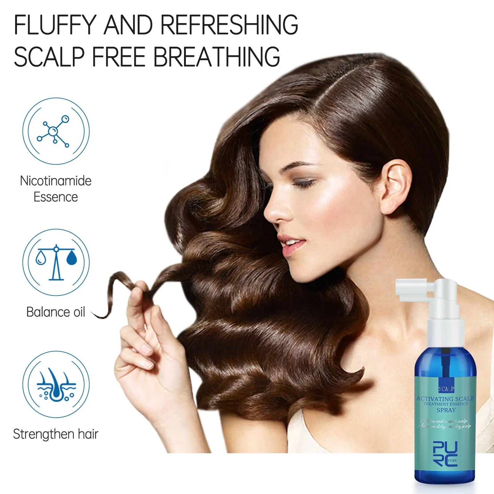 Scalp Care Serum Anti-dandruff Refreshing And Strengthening Mist Louisiana Mart
