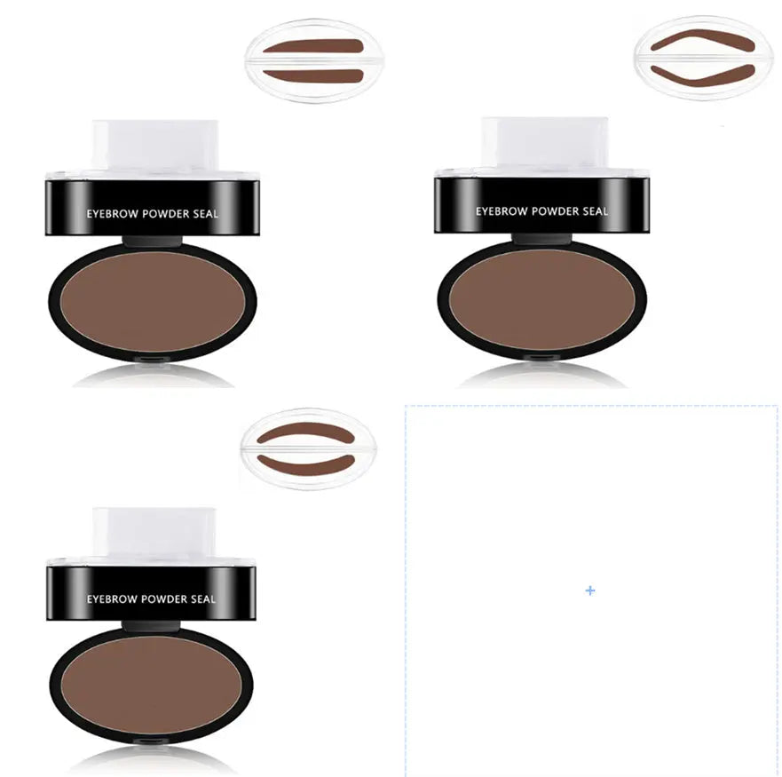 Eyebrow Powder Stamp Tint Stencil Kit Cosmetics Professional Makeup Waterproof Eye Brow Stamp Lift Eyebrow Enhancers Stencil Kit Louisiana Mart