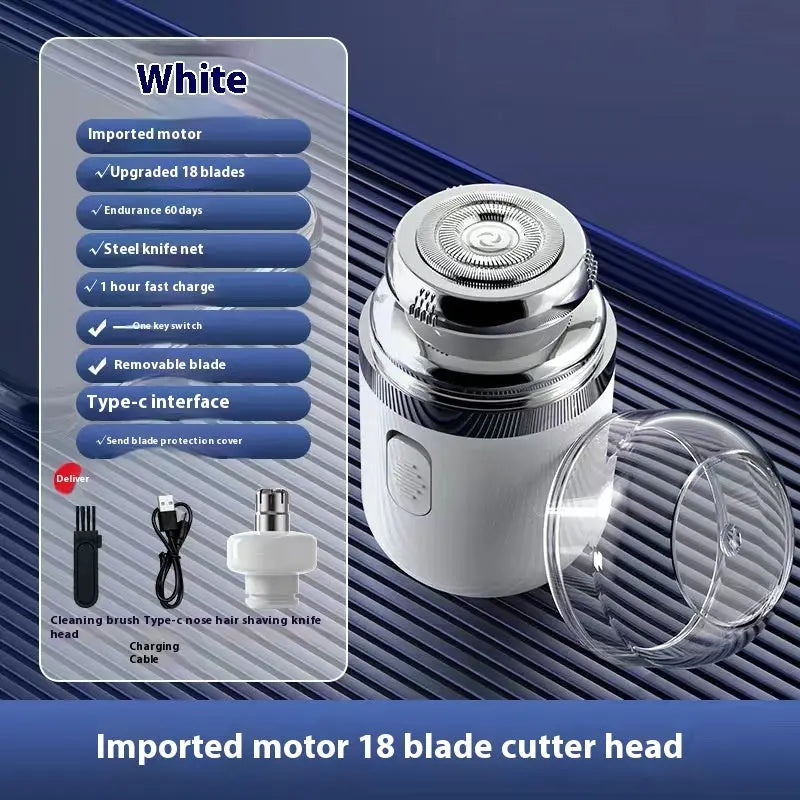 2-in-1 Capsule Electric Shaver Nose Hair Trimming Rechargeable Louisiana Mart