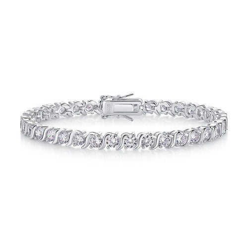 Light Luxury High-grade Fashion 925 Silver Horoscope Buckle Full Inlaid Bracelet