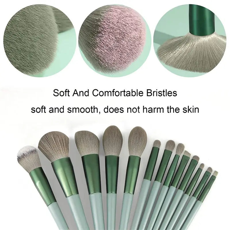 13Pcs Makeup Brush Set Make Up Concealer Brush Blush Powder Brush Eye Shadow Highlighter Foundation Brush Cosmetic Beauty Tools Louisiana Mart
