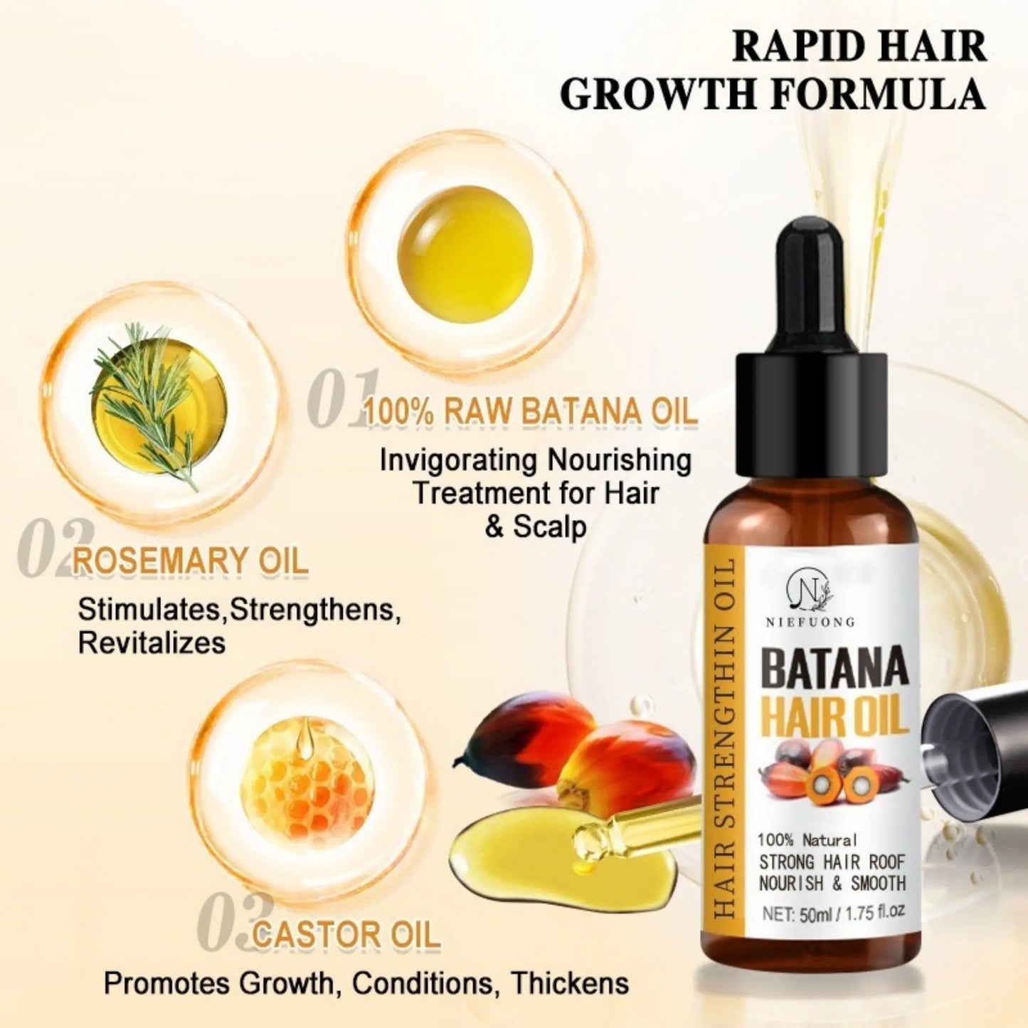 Batana Oil 50ml Hair Care Louisiana Mart