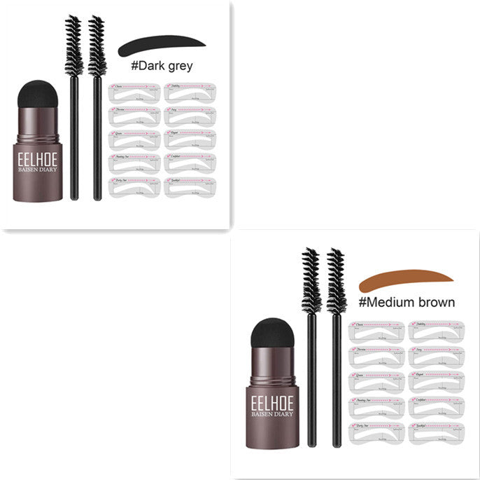 Eyebrow Makeup Powder – Perfect Eyebrow Mold Set Louisiana Mart
