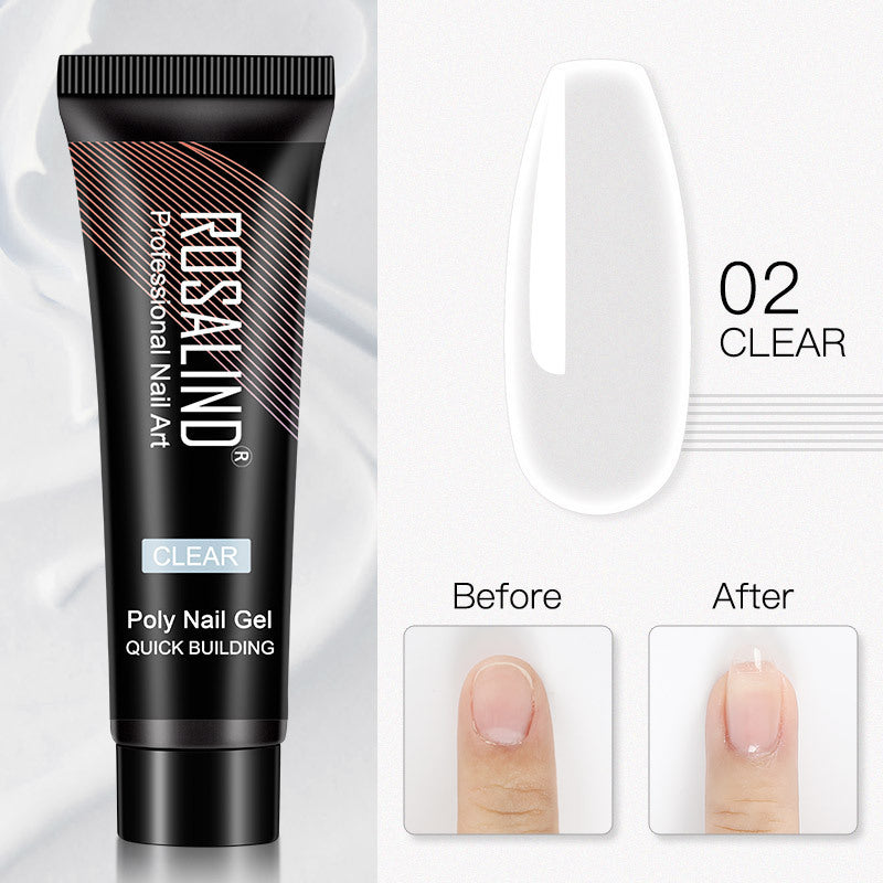 ROSALIND Manicure Extended Glue 15ml Crystal UV Louisiana Mart