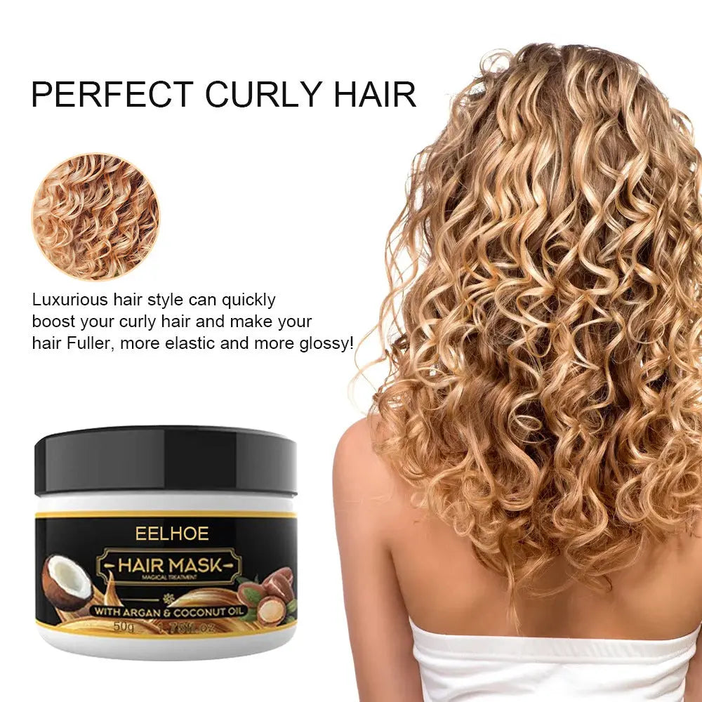Men's And Women's Styling And Fluffy Hair Care Essential Oil Elastin Louisiana Mart