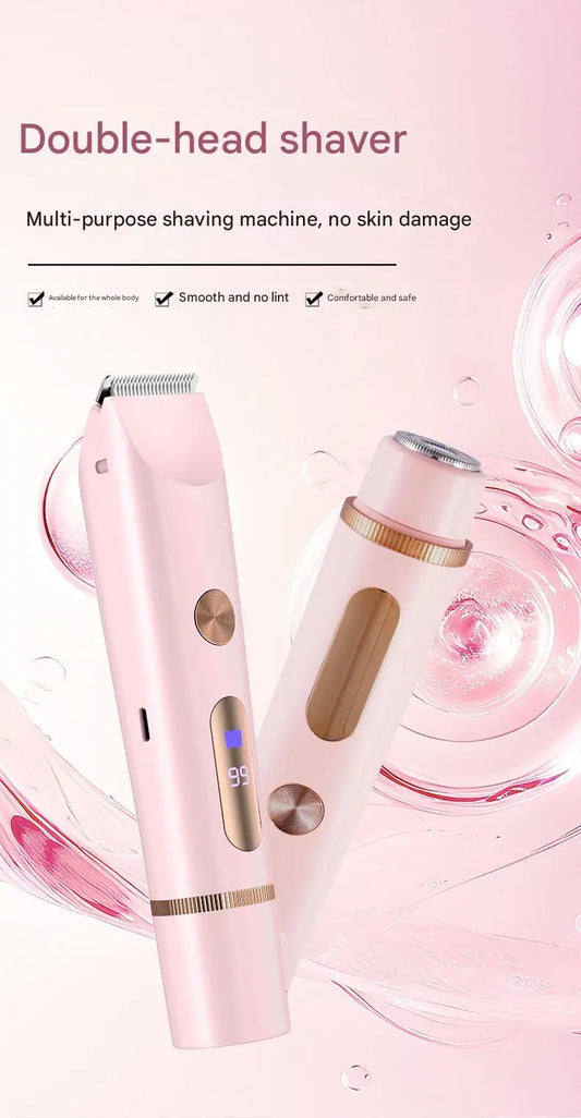 Women's Hair Trimmer, Baby Hair Clipper, Women's Pubic Hair Trimmer, Hair Removal Device, Dry And Wet Use Louisiana Mart