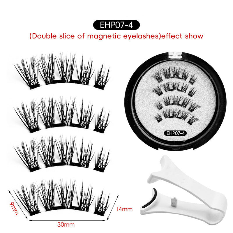 Magnetic False Eyelashes – Reusable & Natural Look for all-day comfort Louisiana Mart