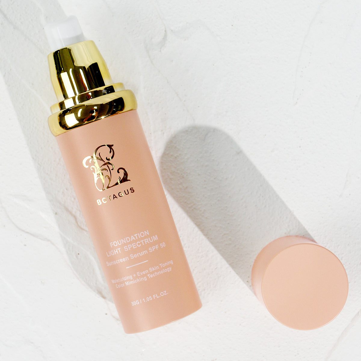 BOTAGUS Foundation 4 In 1-Light Spectrum,Protecting From Sun With SPF 50,For Gym, Sports, Dancing Concealer Coverage Flawless Louisiana Mart