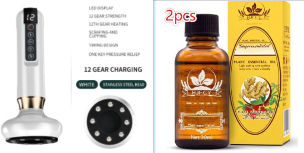 Electric Vacuum Cupping Massager For Body Anti-Cellulite Suction Cup Gua Sha Massage Body Cups Guasha Fat Burning Slimming Jars Louisiana Mart
