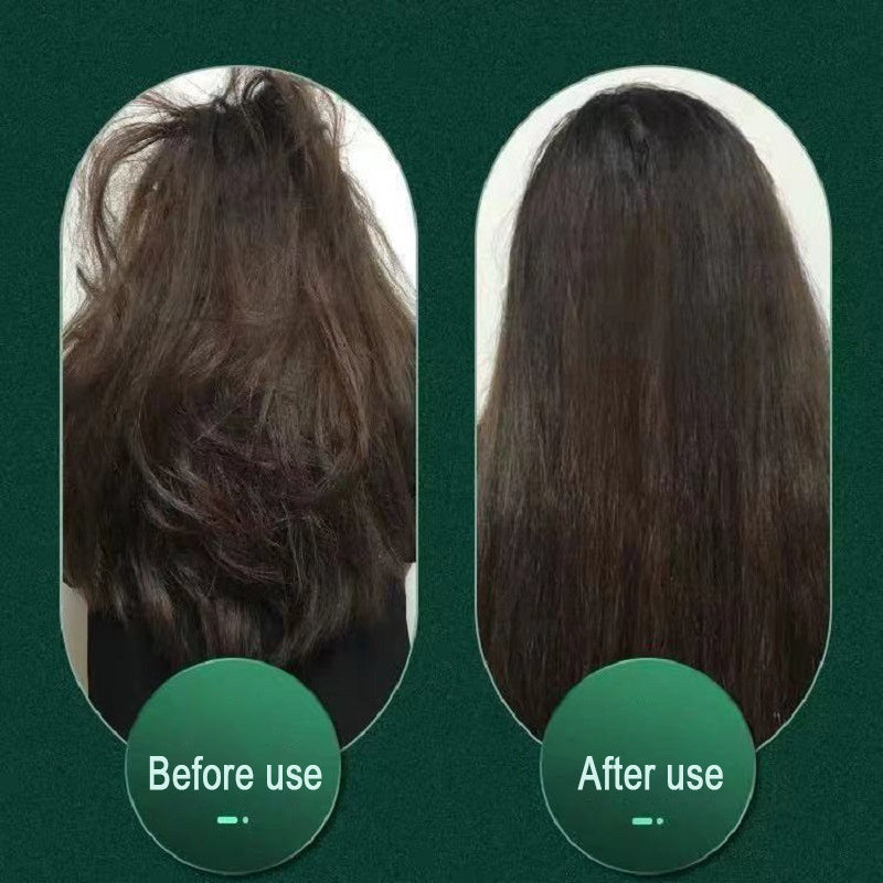 New 2 In 1 Hair Straightener Hot Comb Negative Ion Curling Tong Dual-purpose Electric Hair Brush Louisiana Mart