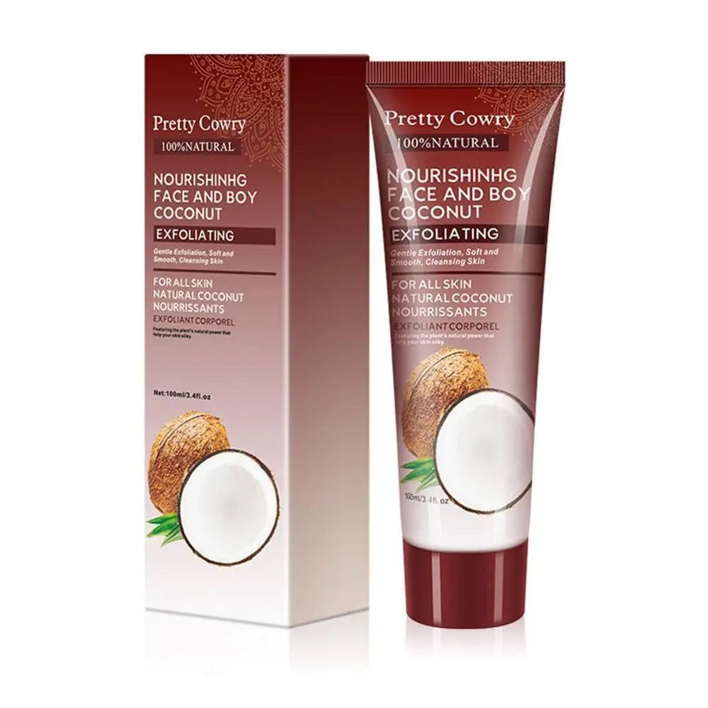Cucumber Coconut Papaya Facial Exfoliating Gel Cream 100ml Body Cleansing Louisiana Mart