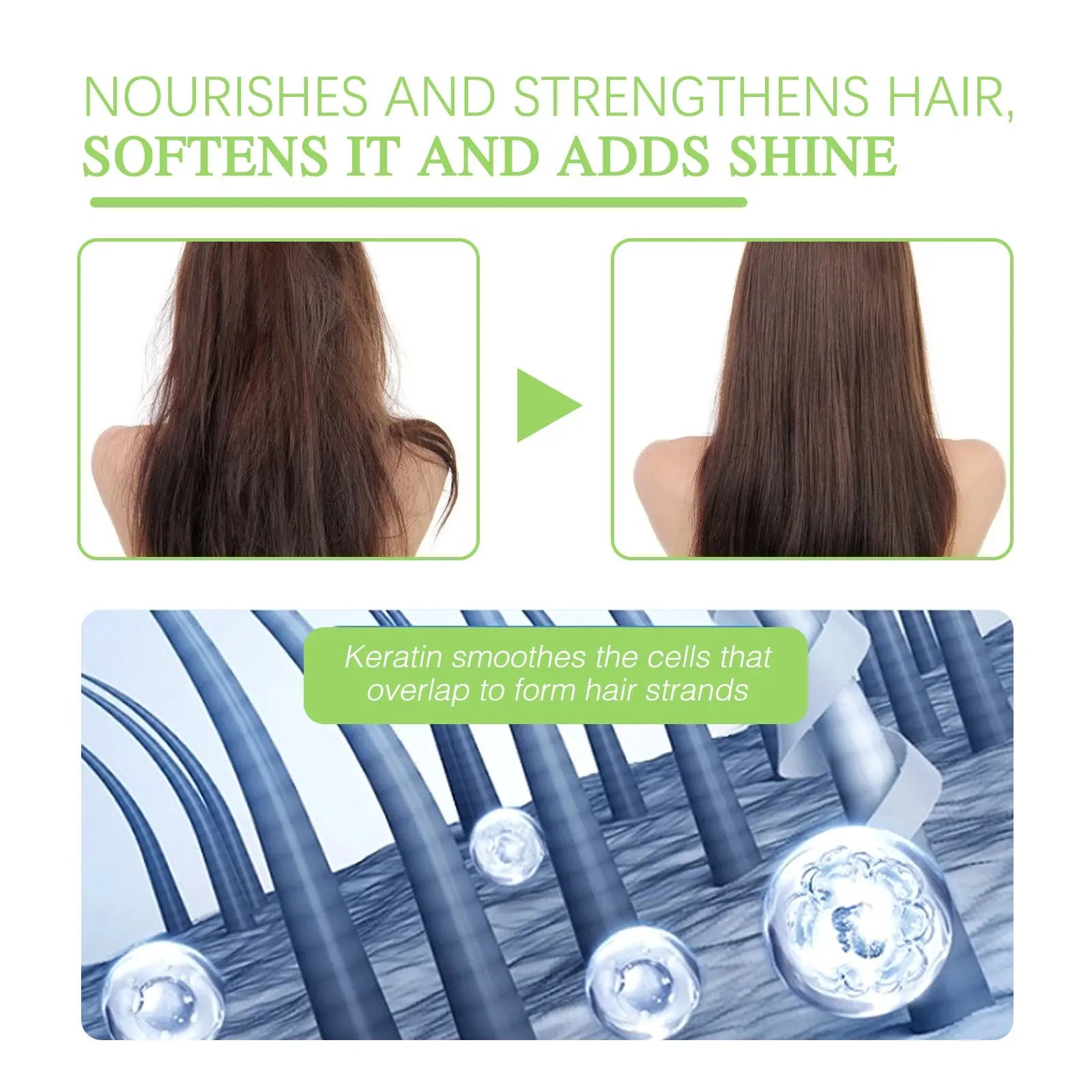 Rosemary Hair Care Essential Oil Anti-frizz Long-lasting Soft Fragrance Repair Hot Dye Hair Care Essential Oil 100ML Louisiana Mart