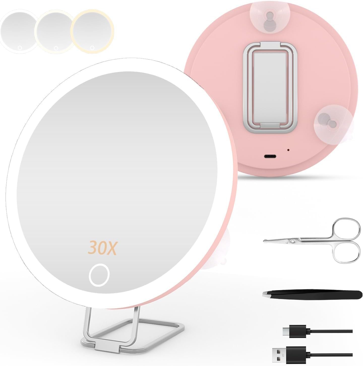 Charging Led Fill Light With Light Bracket Rotating Makeup Mirror Louisiana Mart