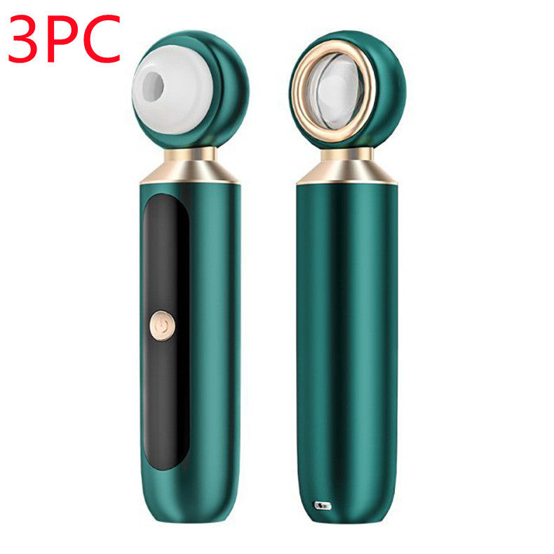 Portable Visual Blackhead Meter Household USB Electric Magnifying Glass Suction Pore Cleaner Blue Light Cleansing To Blackheads Louisiana Mart