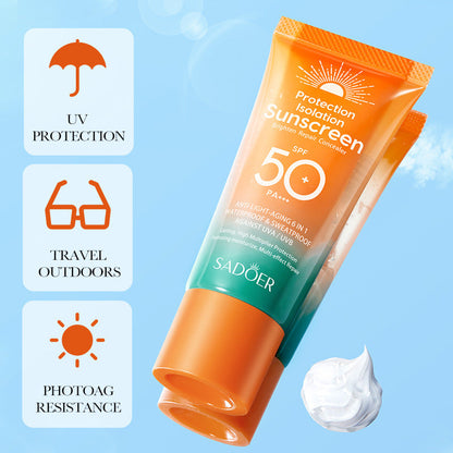 Double Tube Multi-Effect Repair Isolation Sunscreen Louisiana Mart